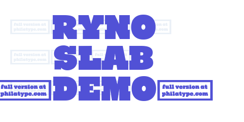 Ryno Slab [Demo]-font-download
